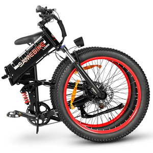 SAMEBIKE personalizable LO26 26*3,0 pulgadas neumático grueso plegable para hombres 48V 15Ah 900 motor potente 7 velocidades freno hidráulico ebike - Product Image 2
