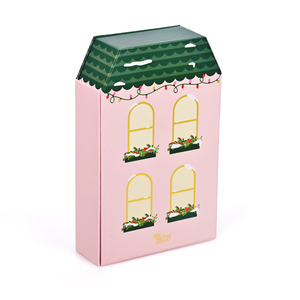 Boîte de calendrier de l'avent de Noël de luxe faite à la main avec impression couleur durable personnalisée 12 jours avec petit tiroir - Product Image 4