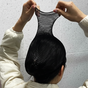 Accessori per capelli aperti da uomo a trama fissa per capelli neri - Product Image 1