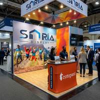 Stands et présentoirs portables pour salons professionnels, expositions commerciales et vitrines de magasin