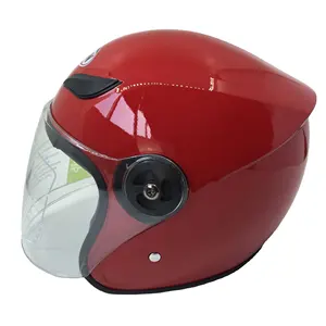Motosiklet yarım kask, güvenli kask ile motosiklet için çeşitli renkler ve yüksek kalite, fabrika doğrudan satmak
