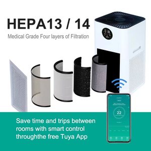 Purificateur d'air Google Alexa Machine Purificateur d'air HEPA à charbon actif WIFI pour la maison Grande pièce - Product Image 2
