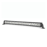 Barra de Luz LED para Parrilla Delantera de Vehículo, Precio de Fábrica, Una Sola Fila, 60W, Haz Combinado, Barra de Luz LED Todoterreno de 20 Pulgadas