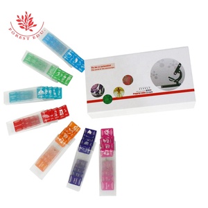 Kính Hiển Vi Đã Chuẩn Bị Trượt Bộ Khởi Động Khoa Học Giảng Dạy 7 Loại Mẫu Vật 7 Màu Hộp Quà Tặng - Product Image 4