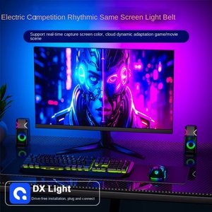 Bande lumineuse LED intelligente à affichage simultané pour ordinateur, lampe d'ambiance, bande lumineuse colorée, rétroéclairage PC SYNC - Product Image 3