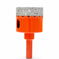 Foret diamanté torsadé brasé sous vide en acier à haute teneur en carbone 8 mm