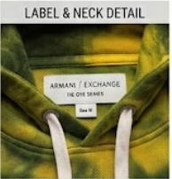 Sweat à capuche tie-dye vert et jaune, marque privée, poids lourd 300 GSM |   Pull à logo personnalisé délavé à l'acide |   Streetwear unisexe surdimensionné - Product Image 5