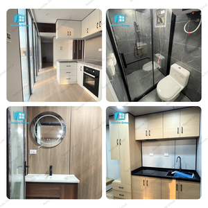 Cabine de pomme grande préfabriquée de luxe à deux étages pliante personnalisée professionnelle push-pull commercial de 40 pieds à faible coût - Product Image 5