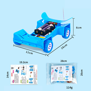 Kit de Montaje de Coche de Control Remoto Inalámbrico DIY, Modelo de Coche de Carreras STEM Hecho a Mano, Experimento Científico <span class=keywords><strong>para</strong></span> <span class=keywords><strong>Estudiantes</strong></span> - Product Image 5