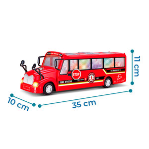 Camión de bomberos de juguete con luz y sonido para niños, juego educativo - Product Image 3
