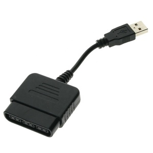 适用于ps2到ps3 pc usb与电缆游戏播放器控制器适配器转换器兼容索尼
