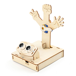 Kit d'apprentissage scientifique électronique STEM OKYN-G6798 DIY : Jeu de robot Pierre-Papier-Ciseaux - Product Image 1