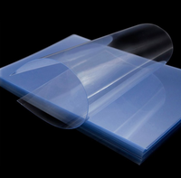 Feuille rigide en PVC transparent bleu/blanc/coloré A4 0,15 mm pour la papeterie, la reliure de livres et les couvertures