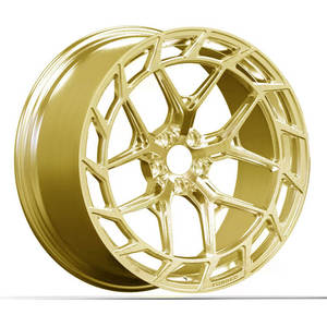 Cerchi in Lega Forgiati con Design a Rete 17x9 4x100 Oro Cromato da <span class=keywords><strong>15</strong></span> 16 17 18 19 20 21 22 Pollici per Jeep Mini <span class=keywords><strong>Fiat</strong></span> - Product Image 1