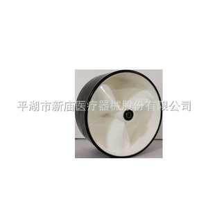 Caster Wheel 8 Inch PP Core PVC <b>Wrapped</b> Swivel High Load Capacity Non Slip For Medical Equipment - Product Image 5