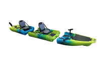 Kayak pliable professionnel Viking, 1-2 personnes, kayak à pédales, coque en plastique PE, pour la pêche à la traîne en eaux océaniques