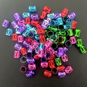 Micro tubo anelli regolabile decorazione capelli treccia Afro Clip accessorio per capelli <span class=keywords><strong>trecce</strong></span> perline - Product Image 2