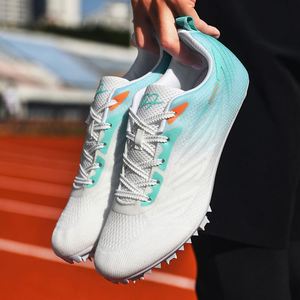 Personalizado Hombres y Mujeres Fútbol Zapatos para correr <span class=keywords><strong>Spikes</strong></span> al aire libre Unisex <span class=keywords><strong>Atletismo</strong></span> Correr Pista y campo Deporte <span class=keywords><strong>Spikes</strong></span> Zapatos - Product Image 3