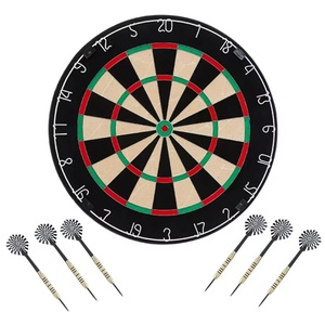 Dartboard personnalisé avec logo personnalisé, fabrication chinoise, en poils de brésil, pour le team building au bureau - Product Image 1
