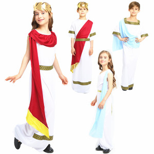 Disfraz de Guerrero Romano de Halloween para Niños 2024, Disfraz de Mitología Griega Medieval para Niñas y Niños, Toga de Hércules, Zeus, Dios, Diosa, Cosplay - Product Image 2