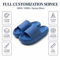 Chaussons antidérapants pour femmes, séchage rapide, légers, semelle épaisse et douce, imperméables, respirants, pour la douche et le massage