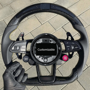 <span class=keywords><strong>Volante</strong></span> de Carbono con Luz LED y Botón de Arranque <span class=keywords><strong>S</strong></span>-<span class=keywords><strong>Line</strong></span> para <span class=keywords><strong>Audi</strong></span> Q8 SQ8 A3 <span class=keywords><strong>A4</strong></span> B9 A5 B8 A6 C7 A7 S3 S4 RS3 RS5 RS7 RS6 C8 - Product Image 4