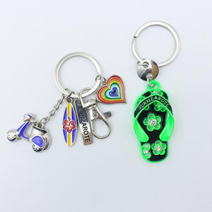 Porte-clés en émail personnalisé, magnifiques souvenirs tendance, porte-clés d'hôtel, Mexique, <span class=keywords><strong>Barcelone</strong></span>, Londres, Hawaï, Jamaïque - Product Image 3