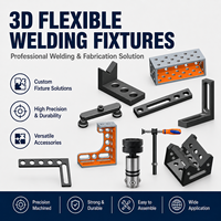 Banc de travail de soudage 3D robuste, plateforme de soudage tridimensionnelle flexible, kit de gabarits et de fixations pour la fabrication industrielle