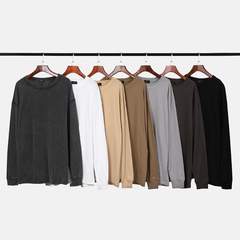 Shop Our High Quality Men's O Neck Black Long Sleeve T Shirt