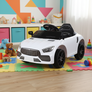 Auto Eléctrico Infantil de Cuatro Ruedas para Niños y Niñas de 1 a 6 Años, con Control Remoto, Batería, Seguro y Estable - Product Image 1