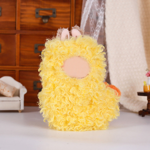 Mới cho 15-17cm labubu quần áo: Tempura chiên Tôm Dễ Thương màu vàng sang trọng Jumpsuit trang phục, ngồi bên búp bê Quần áo phụ kiện - Product Image 1