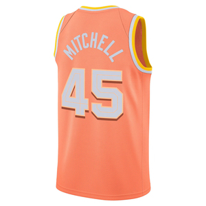 Hommes # Maillot de basket personnalisé Mitchell Cleveland 45, chemises brodées, uniformes pour jeunes, vêtements de sport avec logo thermocollé - Product Image 6