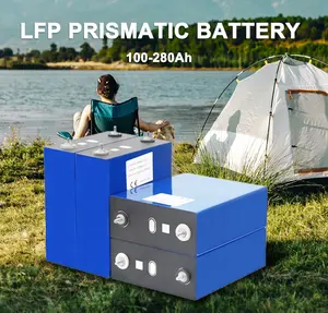 프리즘 태양 Lifepo4 리튬 이온 배터리 셀 3.2v 100Ah 8000 사이클 오프 그리드 태양 에너지 배터리 Lifepo4 배터리 셀 팩