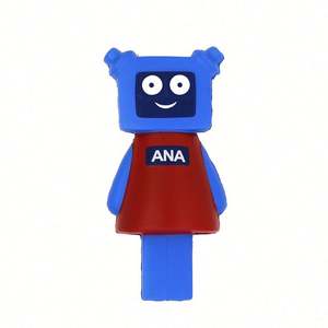 Juguete de Espuma de Poliuretano con Forma de Robot Android a Precio Económico, Pelota Antiestrés con Logotipo Personalizado - Product Image 4