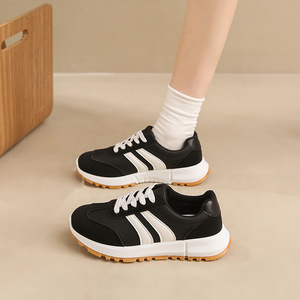 Nuove <span class=keywords><strong>Scarpe</strong></span> Sportive da <span class=keywords><strong>Donna</strong></span> 2026, <span class=keywords><strong>Scarpe</strong></span> Versatili per Ragazze, Sneakers Casual con Lacci per Studentesse, <span class=keywords><strong>Bianche</strong></span> e Nere, Taglie 36-42 - Product Image 4