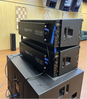Sistema de Altavoces Line Array Profesional LSttl55 de Audio, Doble Woofer de 12 Pulgadas y Tres Vías, Completo para Teatro