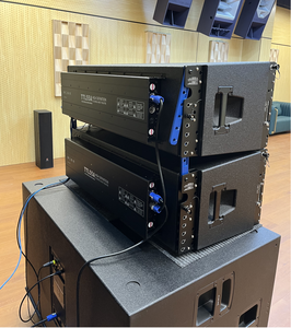 Sistema de Altavoces <span class=keywords><strong>Line</strong></span> <span class=keywords><strong>Array</strong></span> Profesional LSttl55, Doble Altavoz de 12 Pulgadas, Tres Vías, Completo para Teatro - Product Image 1