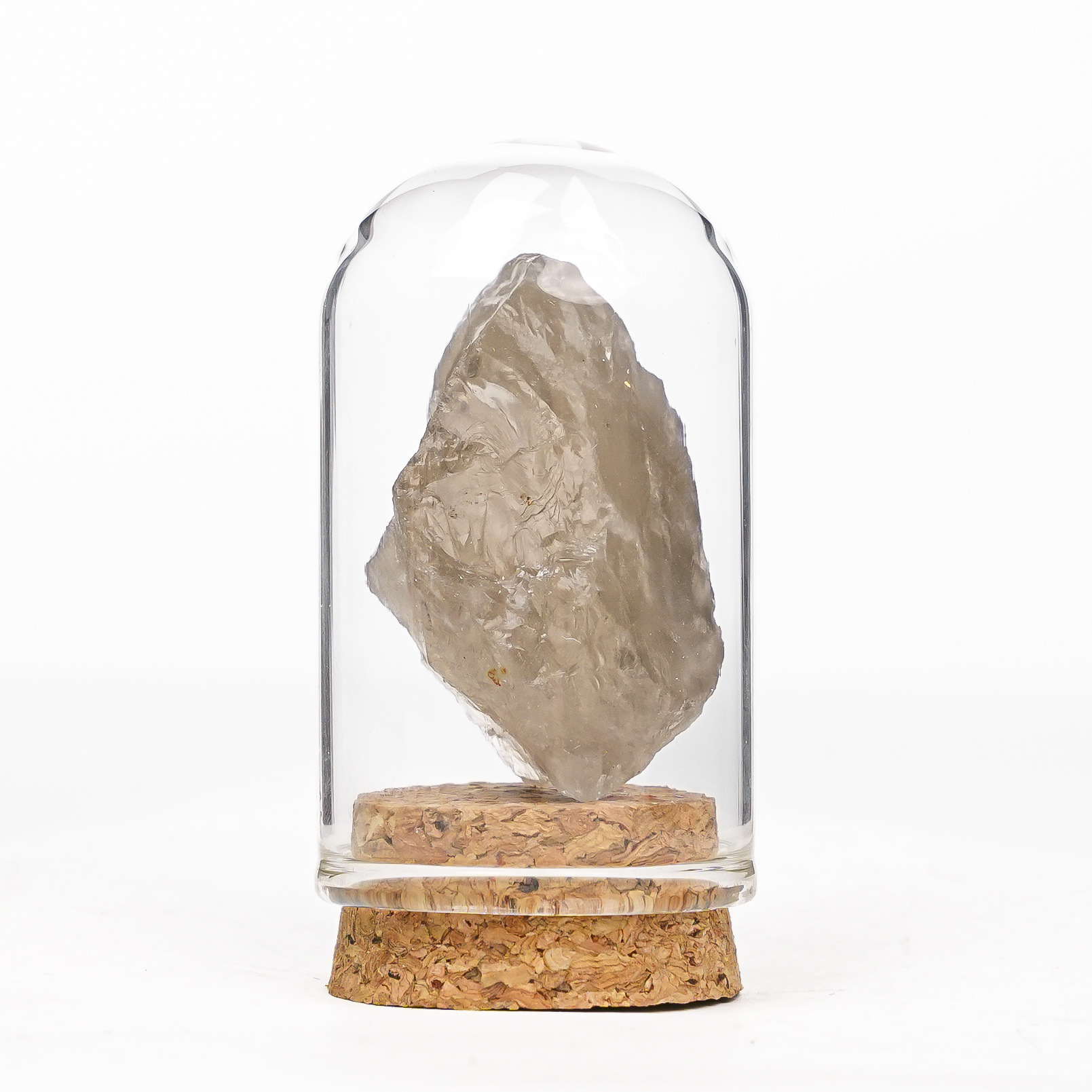 Cristallo grezzo di quarzo fumé