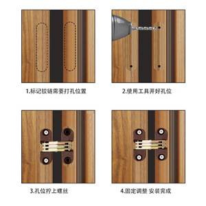 Charnière en plastique Norton à ouverture à 180 degrés pour portes de meubles - Product Image 2