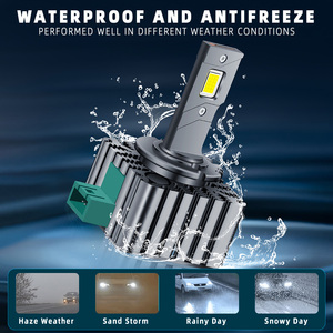 Phares LED D2S d'usine 55W 5500LM 6500K Lumière Blanche Adaptation Universelle D1S D2S D3S D4S Ampoules de <span class=keywords><strong>Phare</strong></span> LED pour Voiture - Product Image 2