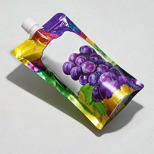 Sacchetto in Alluminio Riciclabile con Logo Personalizzato per Alimenti, con Beccuccio, per Pappe, Latte, Gelatine, Riso <span class=keywords><strong>e</strong></span> Porridge - Product Image 6