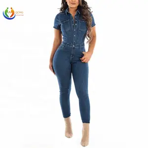 Fabricação de fábrica mais recente design leggings mulheres jeans macacões