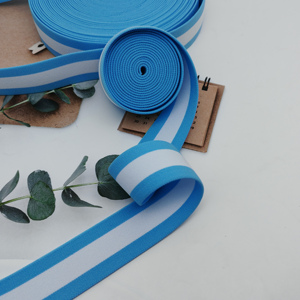 Vente en gros usine, commande personnalisée : Rouleau de bande élastique tricotée pour ceintures de vêtements, bande de sangle pour sous-vêtements - Product Image 3