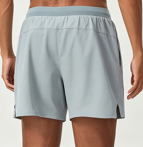Shorts de sport 2-en-1 pour homme, noirs, à double couche, séchage rapide, respirants, pour entraînement en salle de sport et cyclisme - Product Image 2