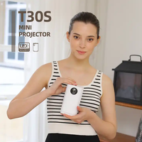 Proyector Doméstico T30, Decodificación Multimedia, Audio Integrado, Excelente para Dormitorios, Habitaciones y Ocio al Aire Libre