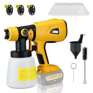 Pistolet <span class=keywords><strong>de</strong></span> pulvérisation électrique pour Dewalt 18V 20V Li-ion Batterie Auto Furniture Coating Airbrush Pulvérisateur <span class=keywords><strong>de</strong></span> <span class=keywords><strong>peinture</strong></span> portable sans fil - Product Image 2