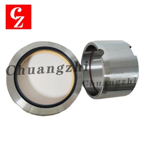 Joint d'étanchéité OEM A93220100 pour compresseur d'air à vis Compair, bague argentée, manchon d'arbre de bloc d'air - Product Image 1