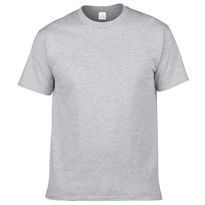 T-Shirt di alta qualità in cotone 100% bianco T-Shirt in bianco all'ingrosso Plain T-Shirt da uomo taglie forti - Product Image 1