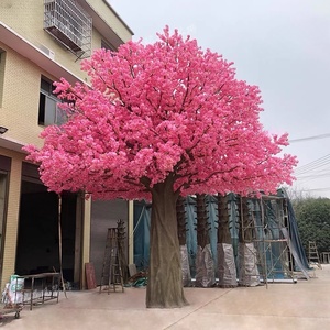 Giả Màu Đỏ Hồng Hoa Hồng Cây thắp sáng nhân tạo lớn hoa anh đào cây cho trong nhà ngoài trời chủ đề tổ chức sự kiện trang trí đám cưới - Product Image 6