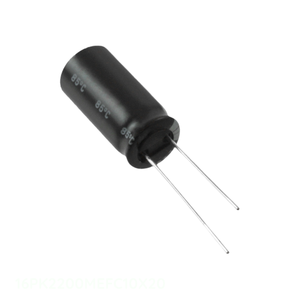 Manufacturer Channel CAP ALUM 2200UF 20% 16V RADIAL 16PK2200MEFC10X20 Through Hole 2200 uF <b>Capacitor</b> - Product Image 1